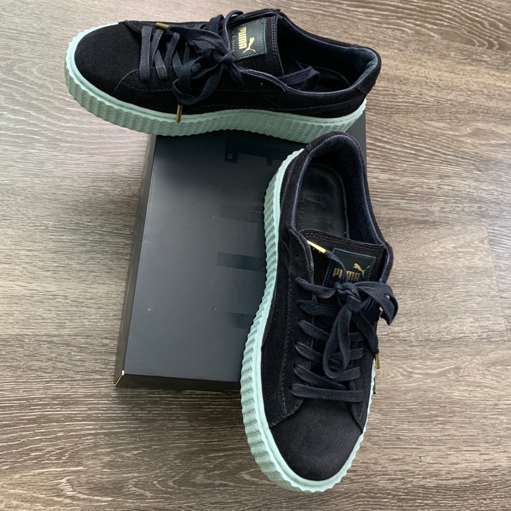 Puma creepers peacoat cool blue. Worn once.